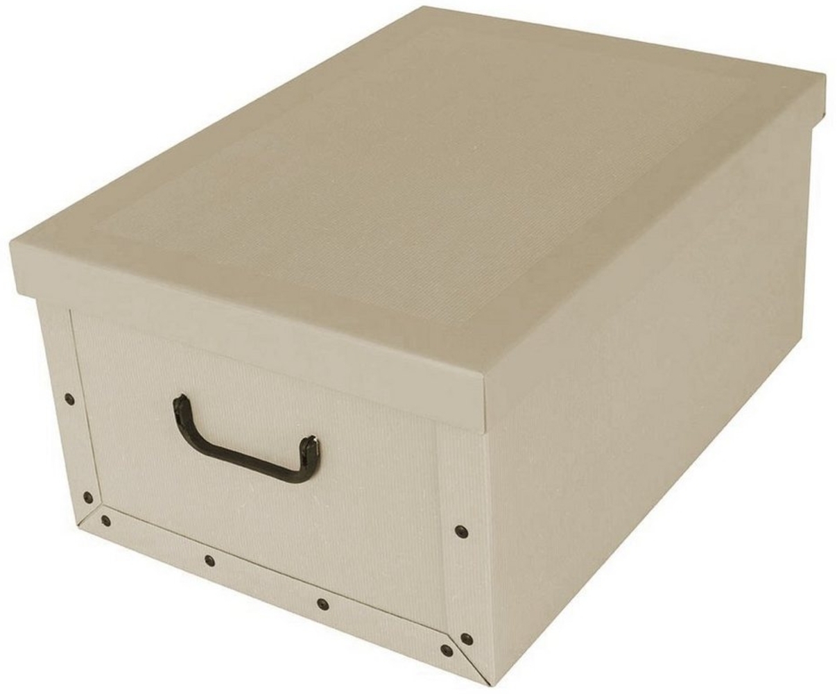 Kreher Aufbewahrungsbox Aufbewahrungsbox, Dekokarton - Motiv: Classic White Bild 1