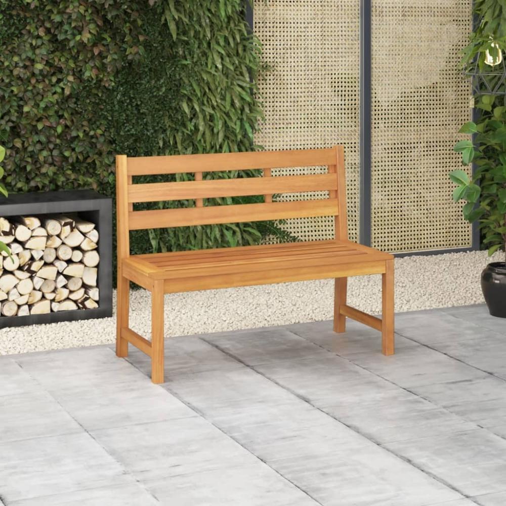 vidaXL Gartenbank 114 cm Massivholz Teak 316634 Bild 1