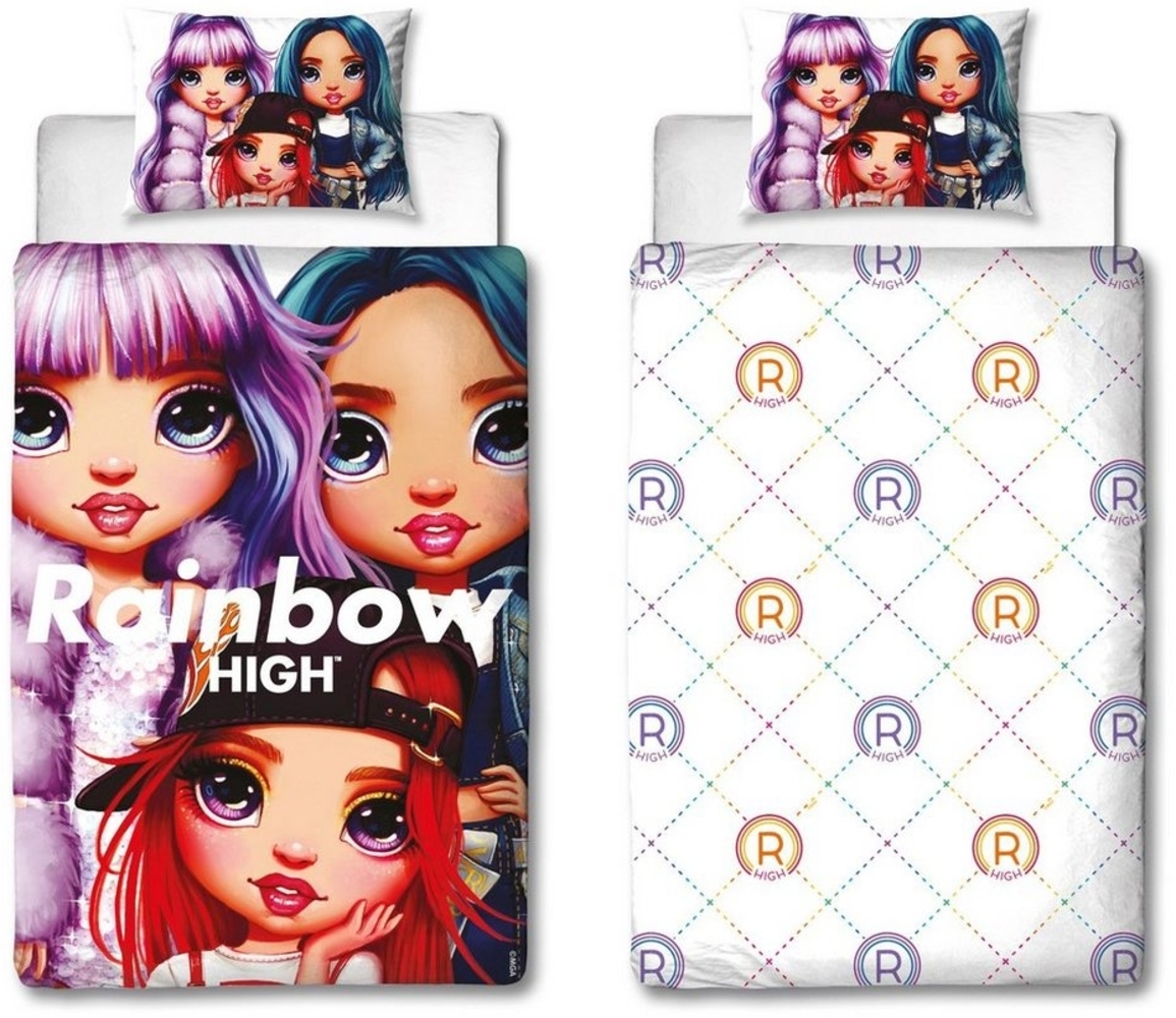 Rainbow High Bettwäsche Rainbow High Mikrofaser Bettwäsche Set, 2 teilig, 135/140 x 200 Deckenbezug 60x70cm Kissenbezug Bild 1