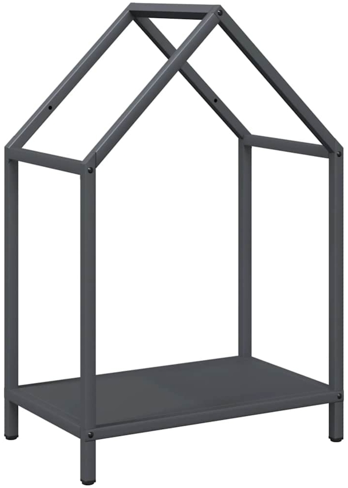 vidaXL Brennholzregal Anthrazit 40x25x60 cm Kaltgewalzter Stahl 864293 Bild 1