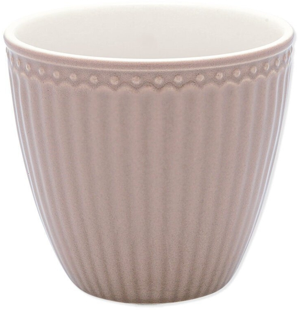 Greengate Latte Cup Alice Hazelnut Brown Tasse Steingut Braun Bild 1