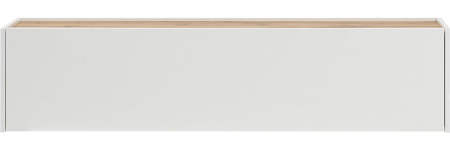 Hängeschrank Cintia / City, Holzwerkstoff, Weiß, Holzfarben, 150 x 35 x 30 cm Bild 1