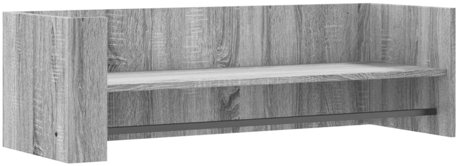 vidaXL Wandregal Grau Sonoma 100x35x30,5 cm Holzwerkstoff 848463 Bild 1