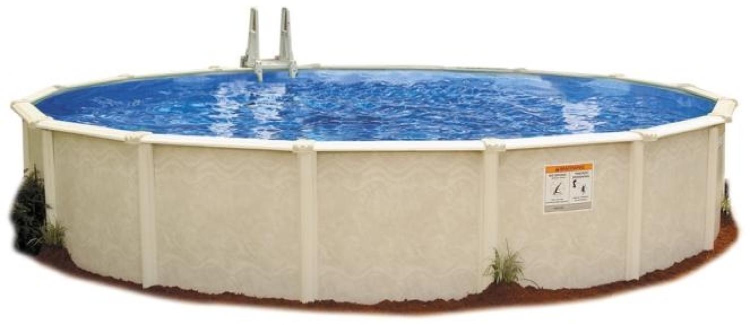 Interline Summer Stahl Schwimmbad Sunlake Set 1 | Blau | 550x550x132 cm | Basic Set Bild 1