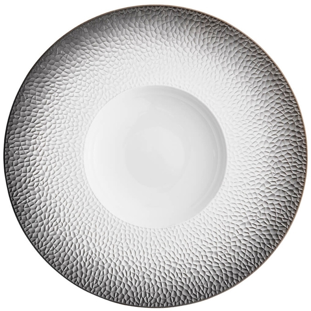 Guy Degrenne Servierschale flach 30 cm Collection L Fragment Noir Bild 1