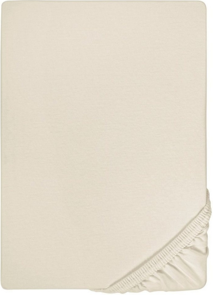 biberna Jersey-Elastic-Boxspring-Spannbetttuch 0077640, grau, 1x 140x200 cm - 160x220 cm Bild 1