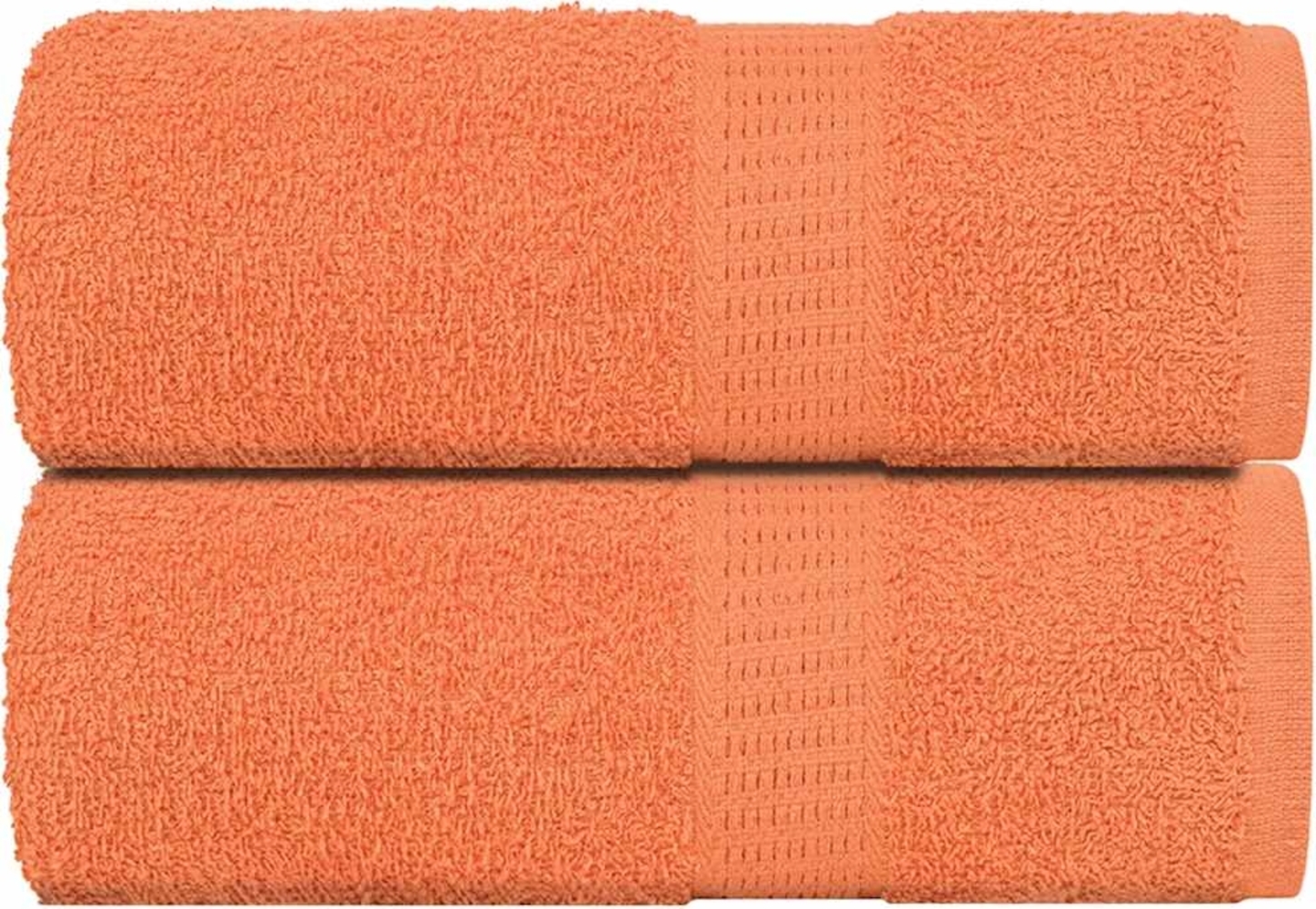 Seiftücher 2 Stk. Orange 30x30 cm 360 g/m² 100% Baumwolle 136896 Bild 1