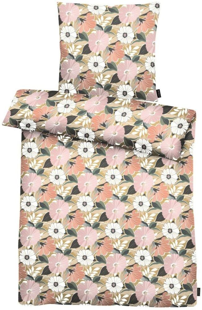 Apelt Mako-Satin Bettwäsche Smilla apricot|155x220 cm + 80x80 cm Bild 1