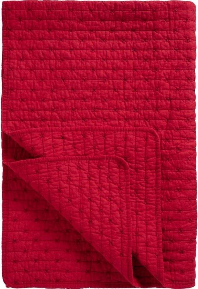 Ib Laursen Tagesdecke BaumwollQuilt Kreuzstichen Bild 1