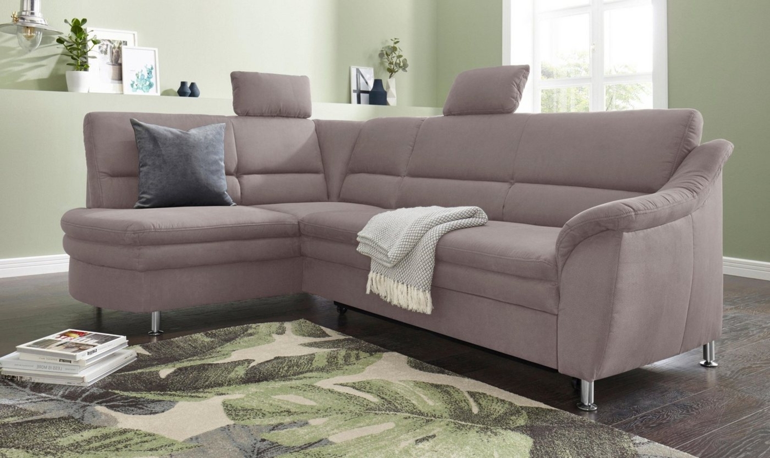 sit&more Ecksofa Cardoso L-Form, mit Federkern, wahlweise mit Bettfunktion und Schubkasten Bild 1