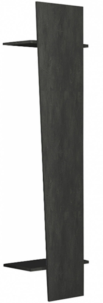 Dmora Eingangsmöbel Allinko, moderner Multifunktionseingang, Mehrzweckschrank für die Eingangshalle, 100 % Made in Italy, 50 x 30 x 200 cm, Anthrazit, Bild 1