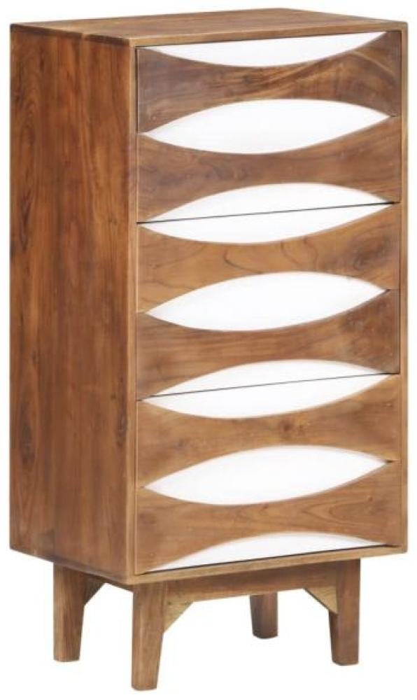 vidaXL Kommode 43,5 x 35 x 90 cm Massivholz Akazie Bild 1
