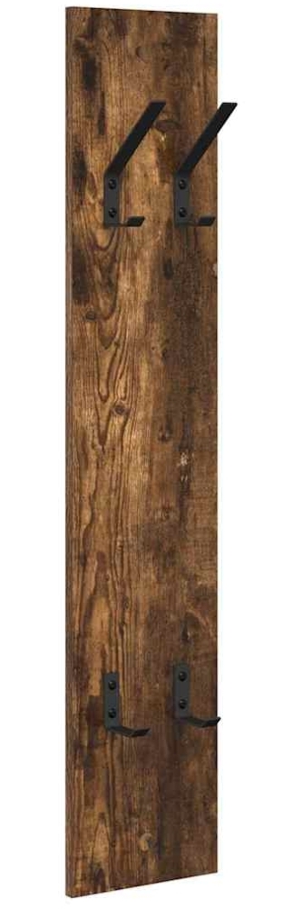 vidaXL Wandmontierter Kleiderständer Räuchereiche 20 x 1,5 x 100 cm 874463 Bild 1