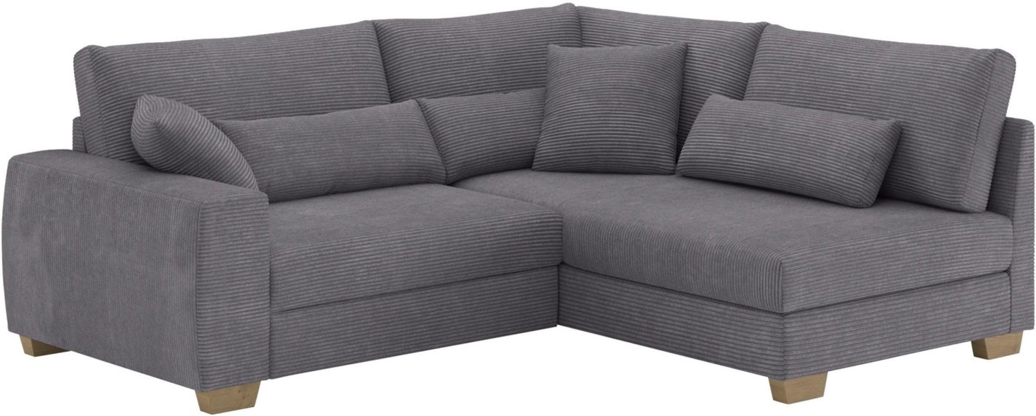 Mr. Couch Ecksofa DuraSpring, mit Taschenfederkern, bis 140 kg belastbar, wahlweise mit Bett Bild 1