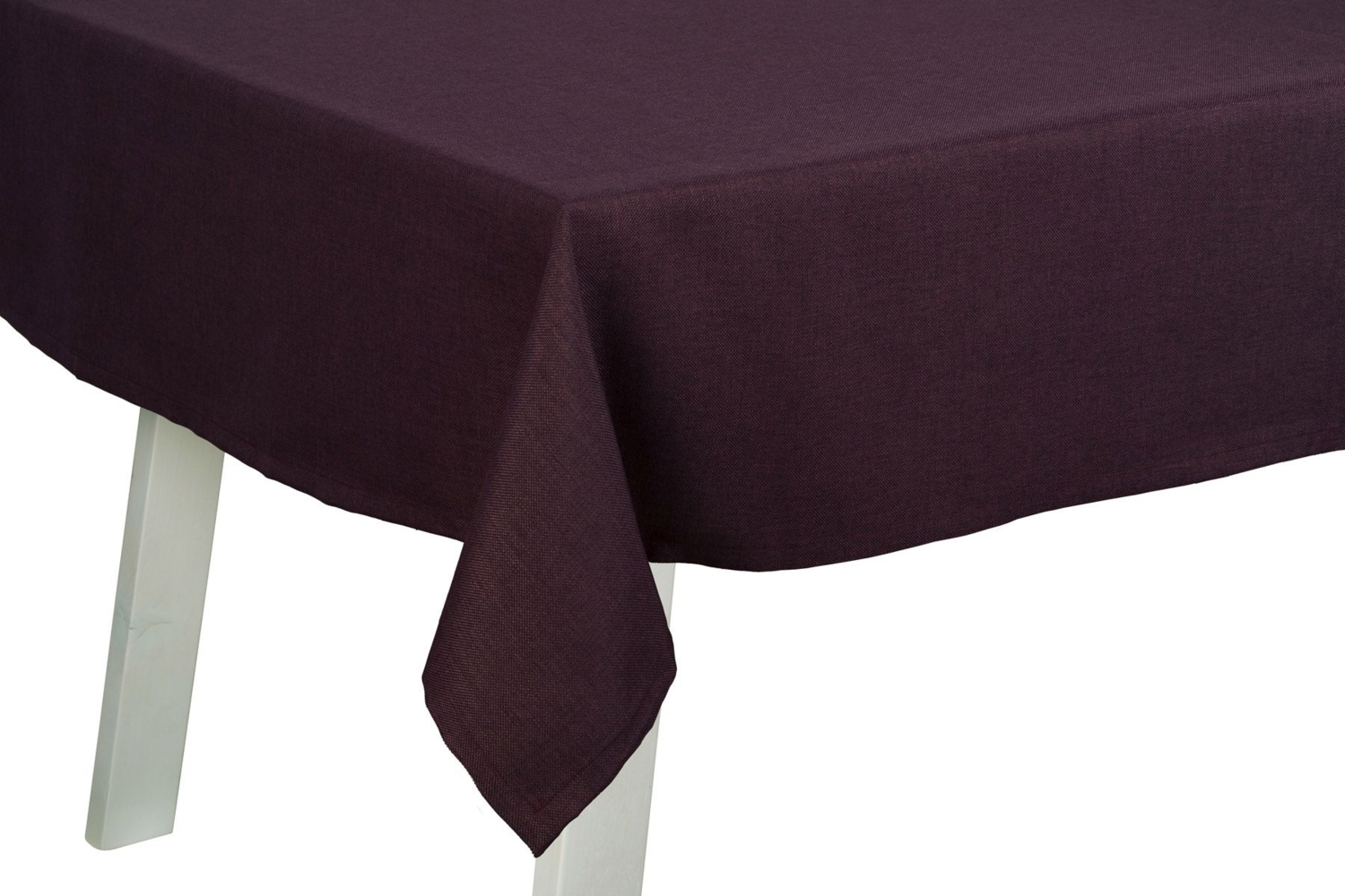 Pichler Tischdecke 130x170 cm Panama pflaume 100% PES Bild 1