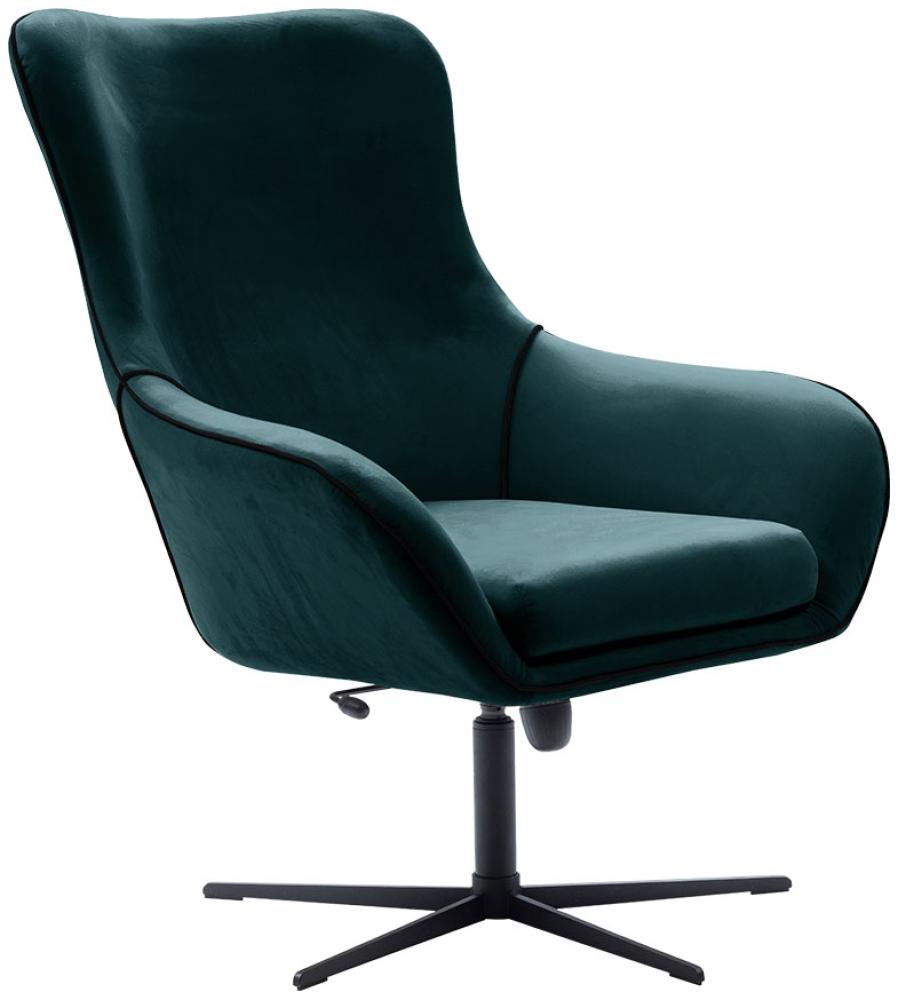 Sessel Elis (Farbe: Velluto 27 + Velluto 27 + Schwarz) Bild 1