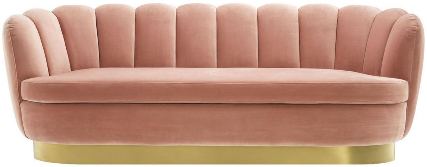 EICHHOLTZ Sofa Mirage Savona Nude Velvet Bild 1