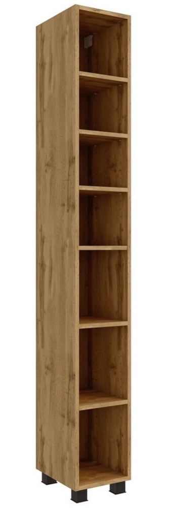 HELD MÖBEL Seitenschrank aus MDF in wotaneiche (B/H/T: 25x180x33 cm) Bild 1