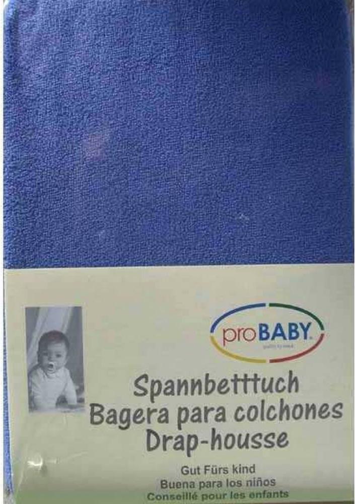 proBABY Frottee-Spannlaken royal 40/90 Bild 1