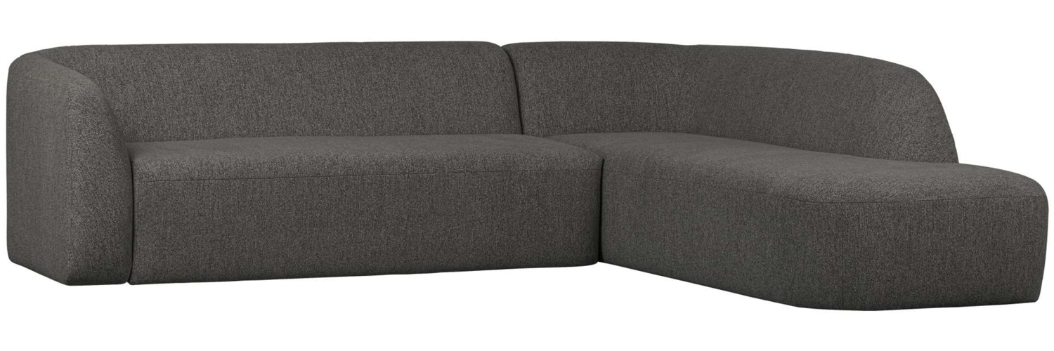 Ecksofa Sloping, Rechts, Dunkelgrau Bild 1