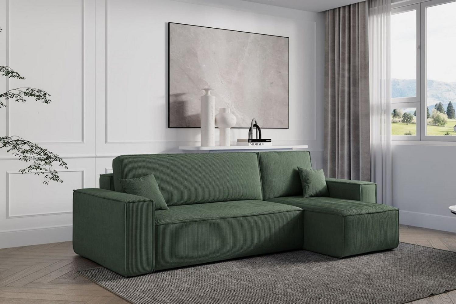 Compleo Ecksofa TOKYO, L-form Ecke, mit universelle Ottomane und Schlaffunktion Bild 1