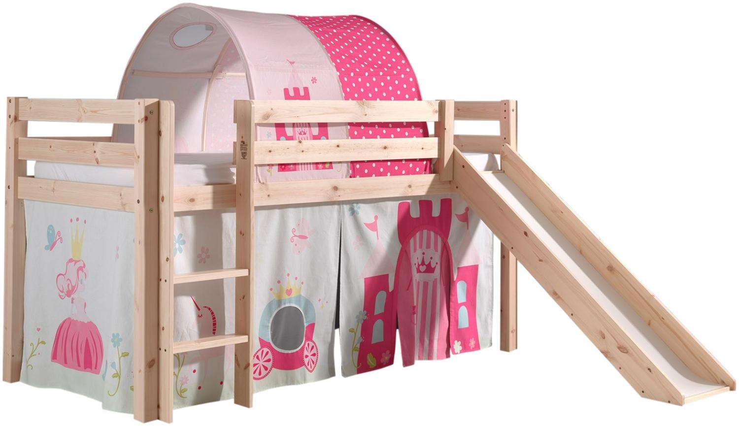 Spielbett >PINO< in Kiefer massiv natur - 210x114x106 (BxHxT) Bild 1