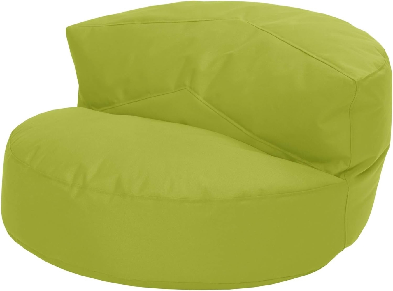 Green Bean® Sitzsack ergonomische Rückenlehne, waschbarer Bezug, mit Füllmaterial grün, 90x50 cm Bild 1