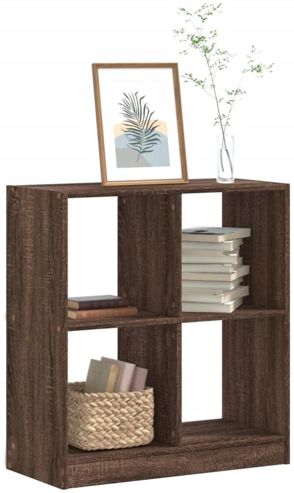 vidaXL Bücherregal Braun Eichen-Optik 68,5x32x75 cm Holzwerkstoff 852813 Bild 1