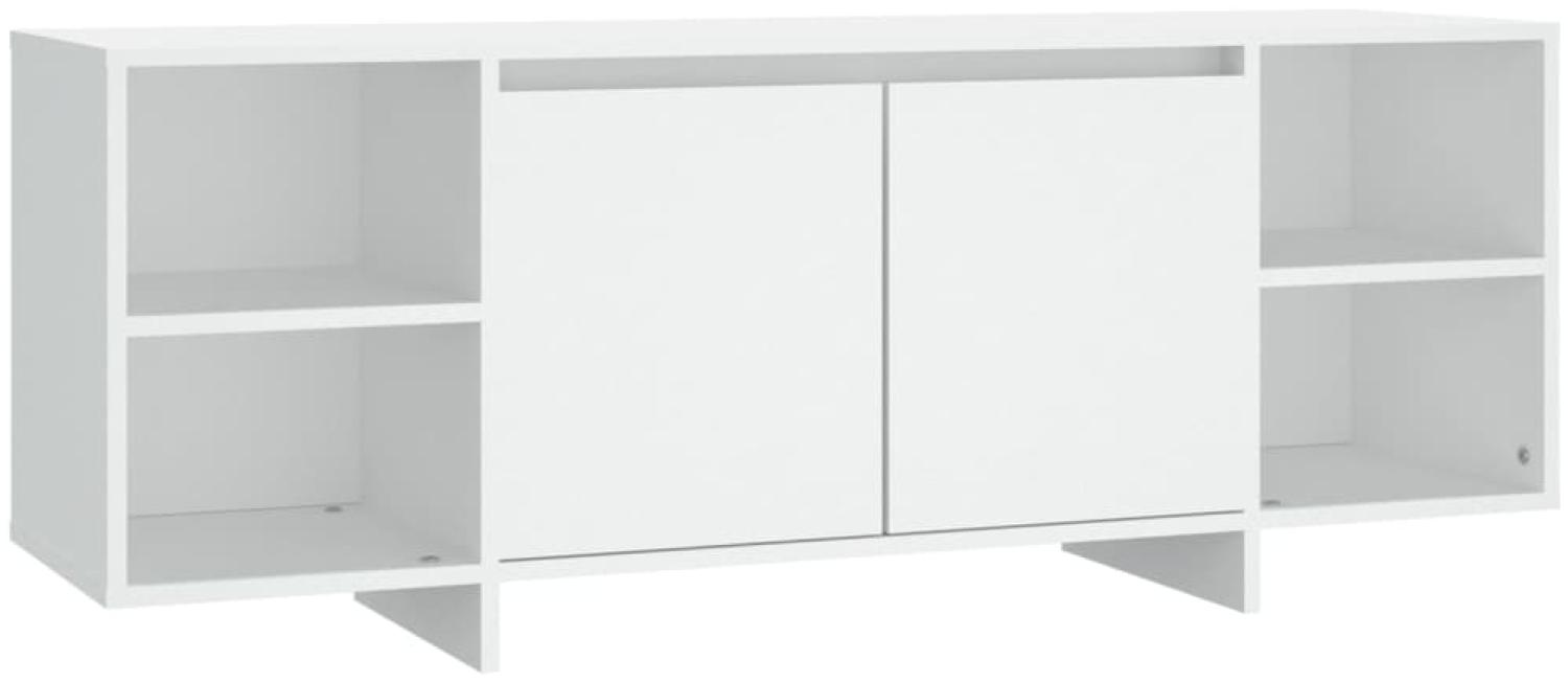 vidaXL TV-Schrank Weiß 130x35x50 cm Holzwerkstoff 809584 Bild 1