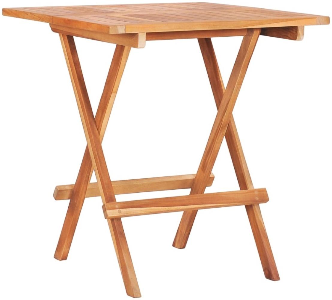 vidaXL Bistrotisch Klappbar 60x60x65 cm Massivholz Teak 48996 Bild 1