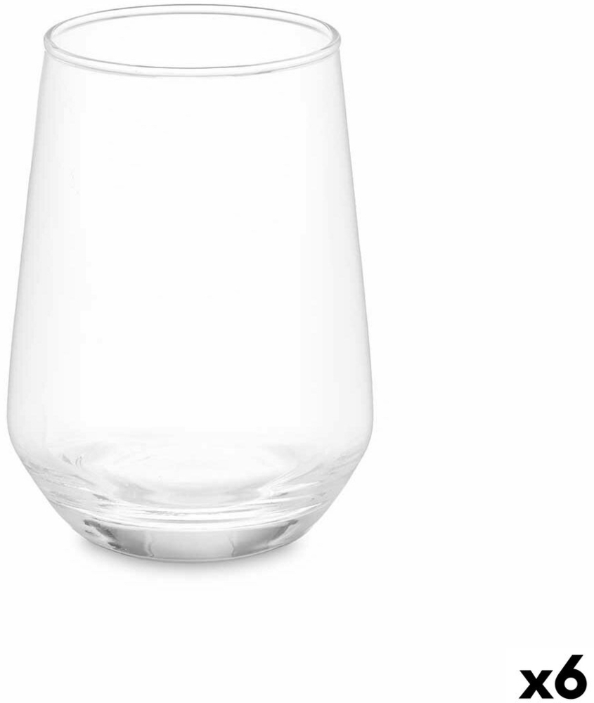 Wasserglas Vivalto 67018-1/BHZ6 Durchsichtig Glas 390 ml (6 Stück) Bild 1