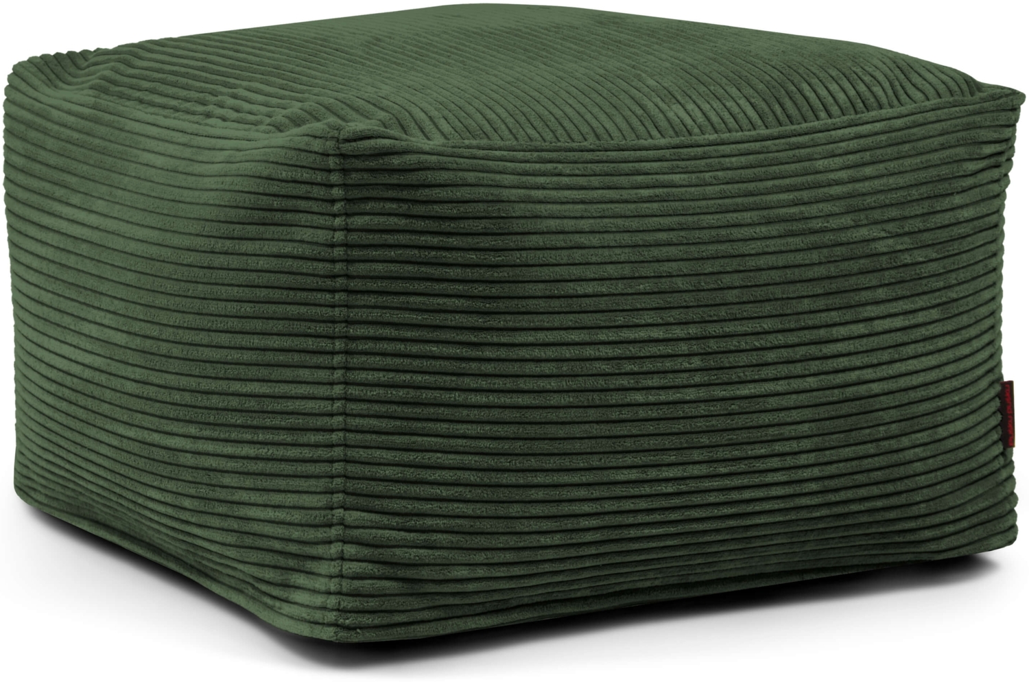 Sitzsack ‘Softbox‘, Bezugstoff - Waves, 100% Polyester, Forest, 40x70x70 cm. Bild 1