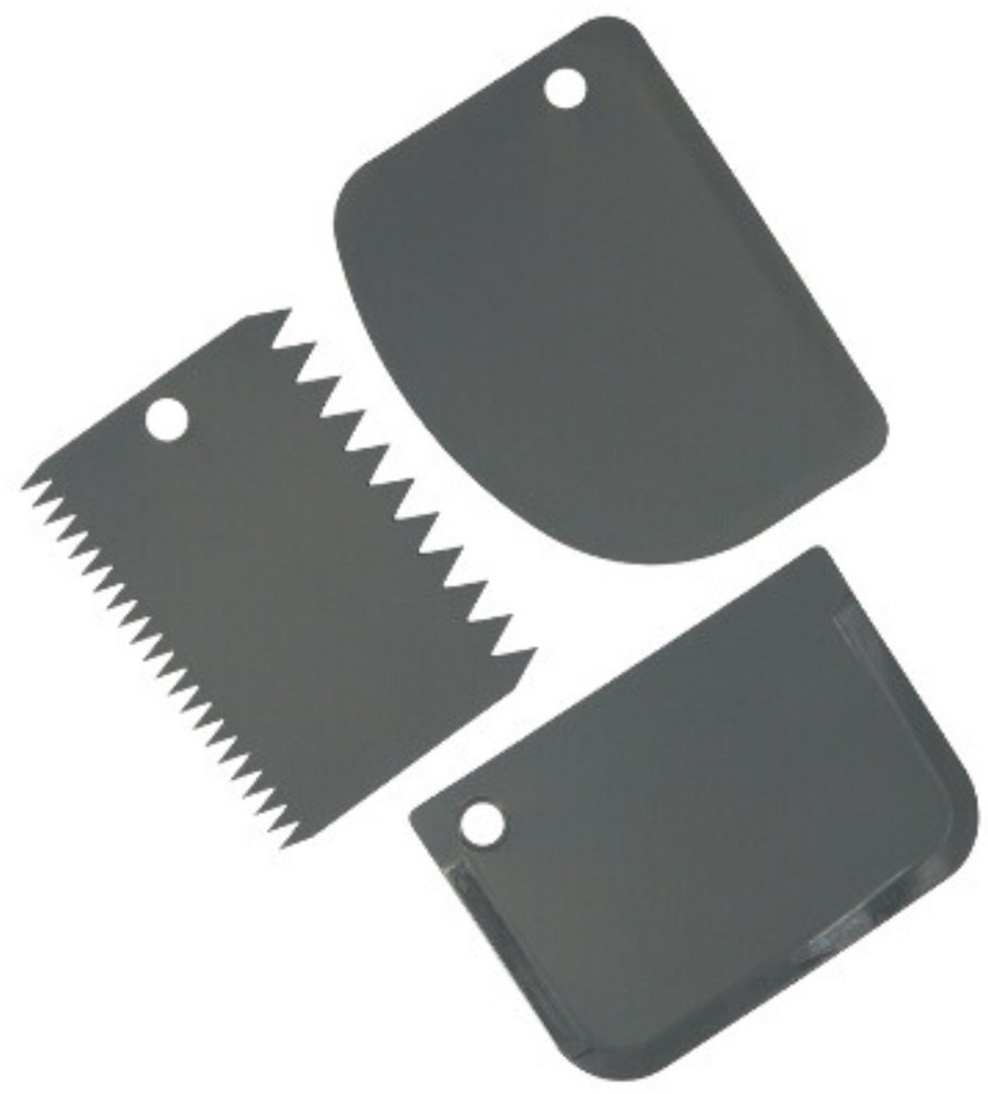 3-teiliges Teigschaber-Set – Perfekt zum Glätten, Schneiden & Dekorieren Bild 1