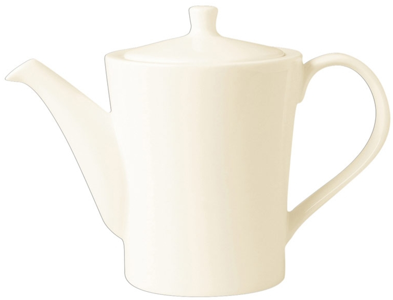 RAK Porcelain Fine Dine Ivoris white Kaffeekanne & Deckel Ø 8.7 cm / Ht. 11.8 cm / Cont. 35 cl Bild 1