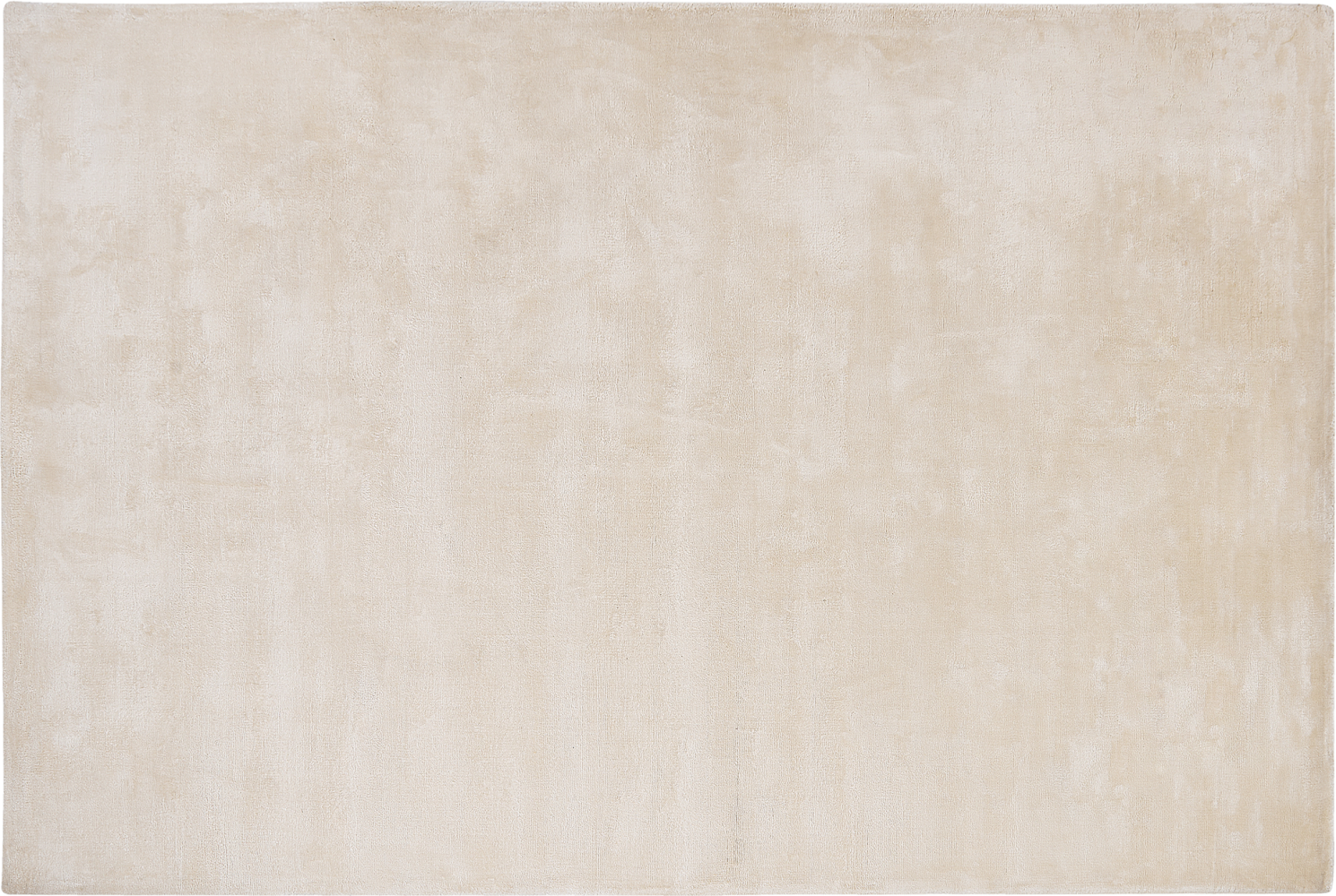 Teppich Viskose hellbeige 140 x 200 cm Kurzflor GESI II Bild 1