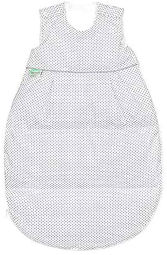 ODENWÄLDER BABYNEST Thermo-Nest® Daunen-Schlafsack Dots Gr. 70 Light Grey 1469-1/2056 Gr. 70 Bild 1