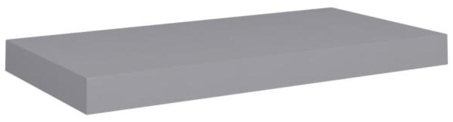 vidaXL Schweberegal Grau 50x23x3,8 cm MDF 323850 Bild 1