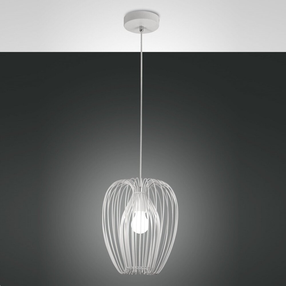 Fabas Luce 3677-40-102 Pendelleuchte Camp 25cm weiss E27 Bild 1