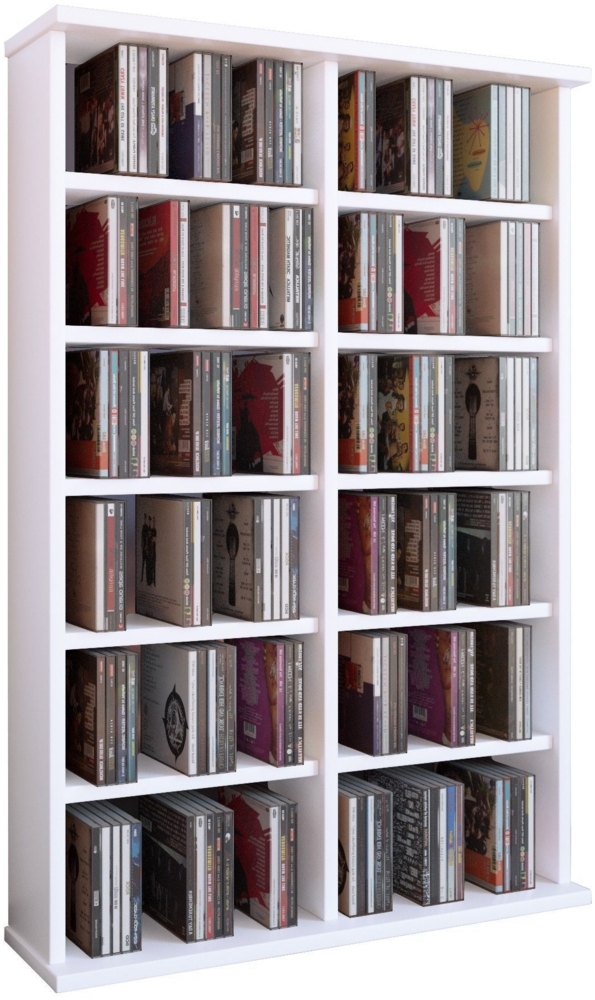 CD DVD Regal VCM Ronul Weiß Bild 1