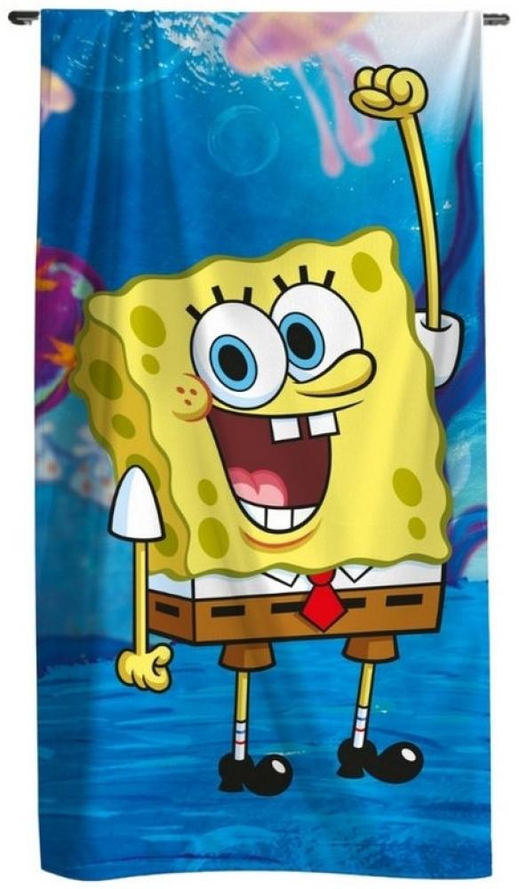 MTOnlinehandel Badetuch SpongeBob Schwammkopf 70x140 cm, 100% Baumwolle (1-St), Strandtuch Motiv Bild 1