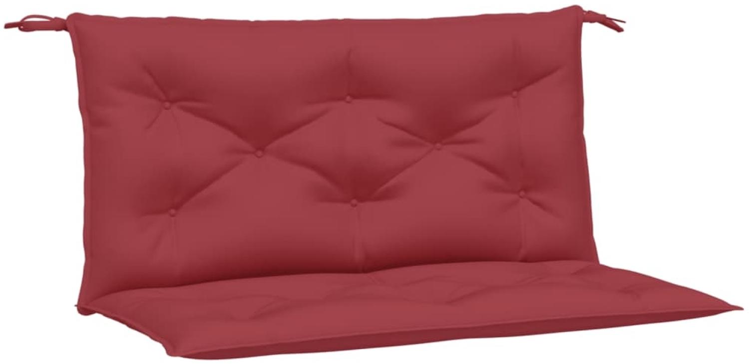 vidaXL Gartenbank-Auflagen 2 Stk. Weinrot 100x50x7 cm Oxford-Gewebe 361668 Bild 1