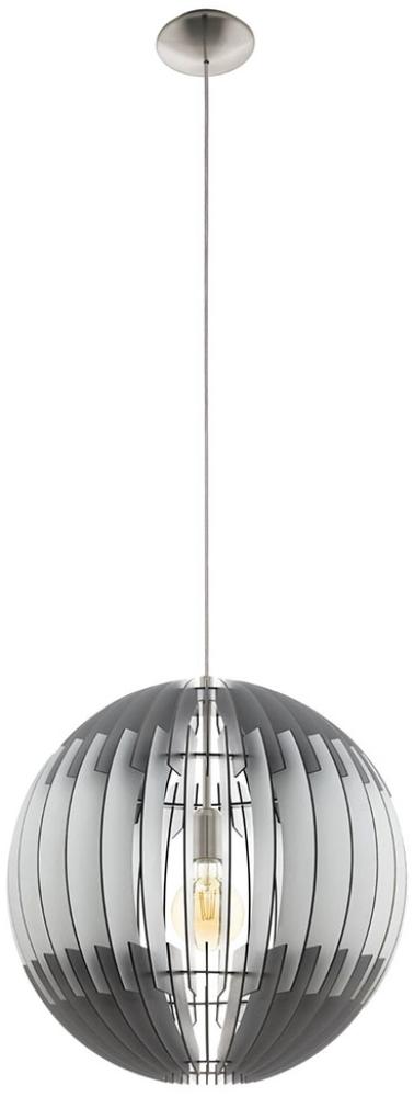 Eglo 96973 Hängeleuchte Lamellenlampe OLMERO Ø 50cm dimmbar in grau, weiß Bild 1