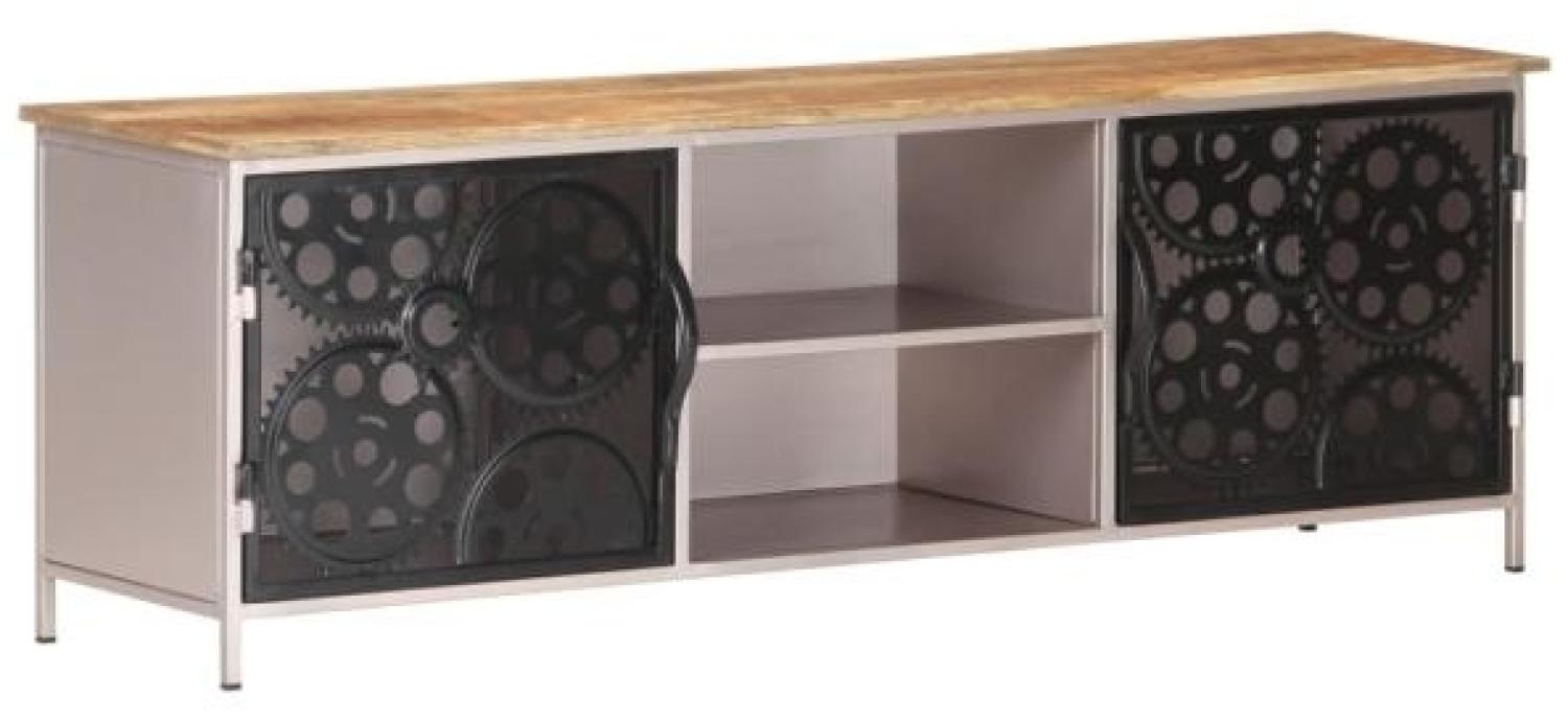 vidaXL TV-Schrank 120 x 30 x 40 cm Raues Mangoholz [323737] Bild 1