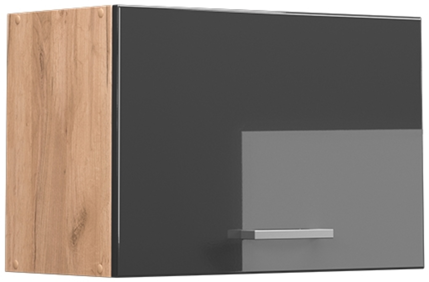 Vicco Küchenschrank Küchenzeile R-Line, Anthrazit Hochglanz, Hängeschrank 60 cm (flach) Bild 1