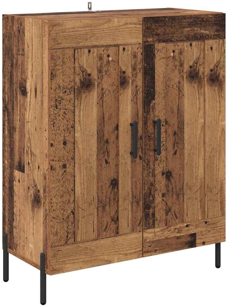 vidaXL Sideboard Altholz 69,5 x 34 x 90 cm Verbundholz und Eisen 881603 Bild 1