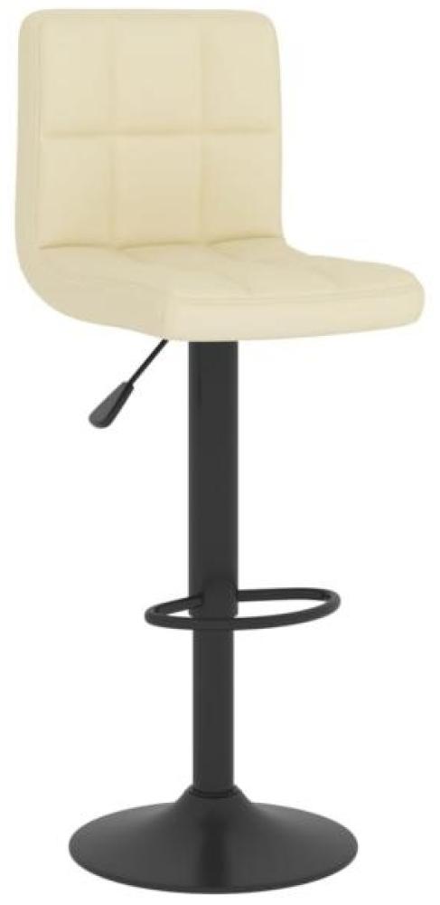 vidaXL Barhocker Creme Stoff [334274] Bild 1