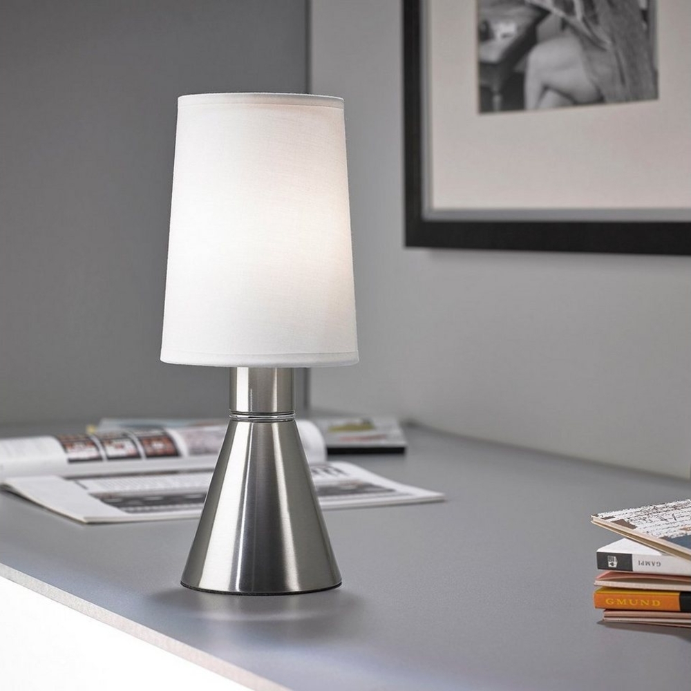 MeLiTec Tischleuchte LED Tisch Lampe T91-2, LED fest integriert, warmweiß Bild 1