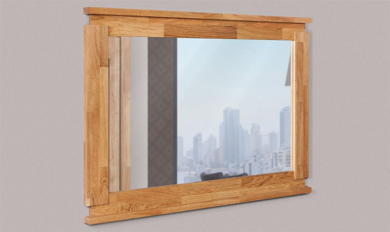 Spiegel Wandspiegel MAISON Buche massiv 80 x 80 x 3 cm Bild 1