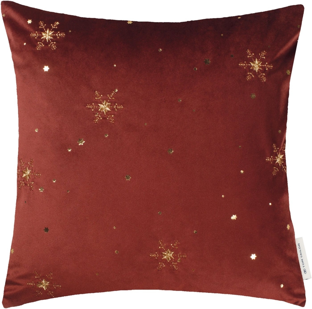 Tom Tailor Zierkissenhülle Sparkling Stars rost 38x38cm Bild 1