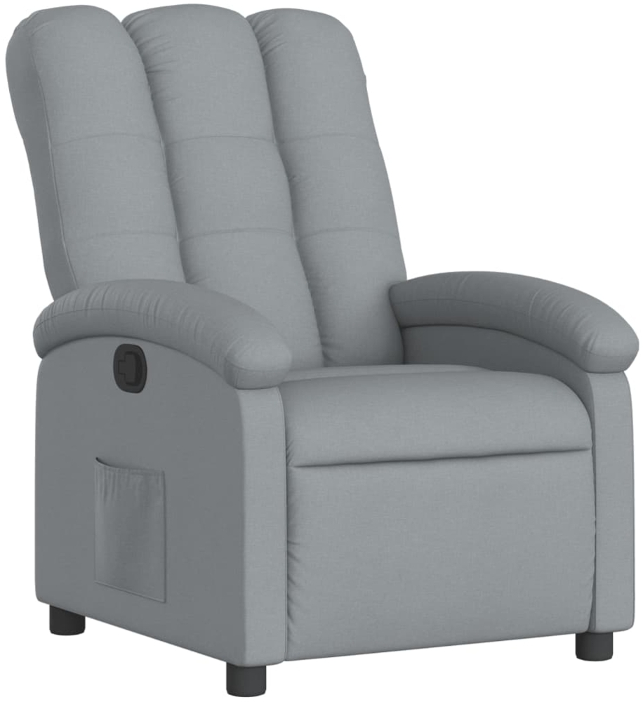 vidaXL Relaxsessel Hellgrau Stoff 3205380 Bild 1